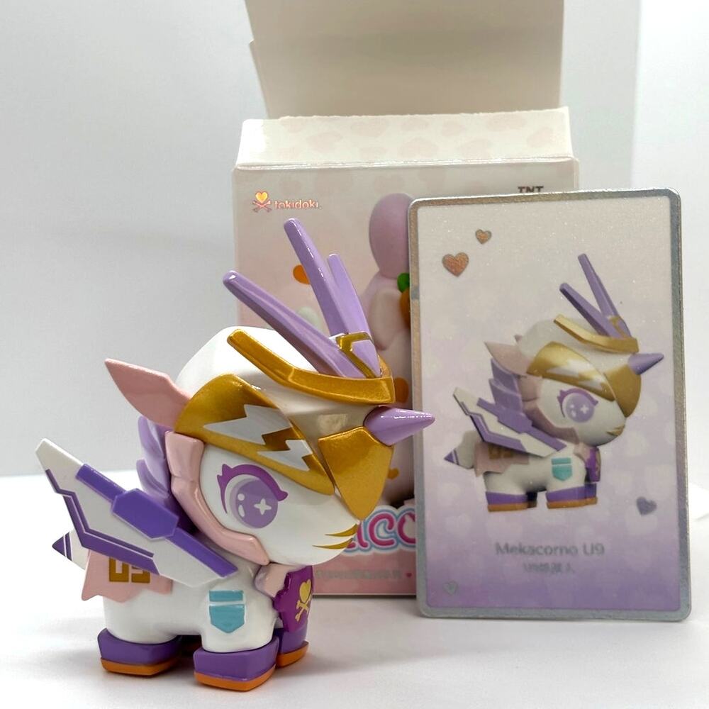Mekacorno, Chibi Style Unicorno Collectible Art Figure, by Tokidoki - New
